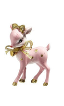 Load image into Gallery viewer, Pink Retro Deer Ornament