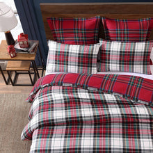 Load image into Gallery viewer, Spencer Plaid Duvet Cover/Comforter Set KB