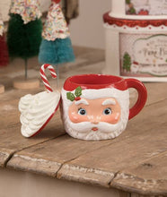 Load image into Gallery viewer, Sweet Tidings Santa Head Mug