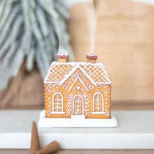 Load image into Gallery viewer, Gingerbread House Incense Cone Burner