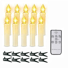 Load image into Gallery viewer, LED Candlesticks Set of 10 - Ivory
