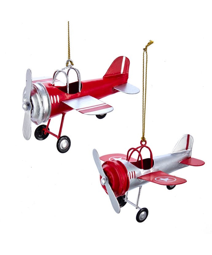 Vintage Plane Ornament