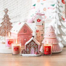 Load image into Gallery viewer, Pink Gingerbread House Christmas Incense Cone Burner
