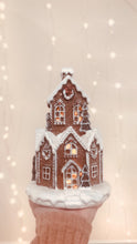 Load image into Gallery viewer, Round Gingerbread Village LED / Mansion
