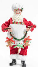 Load image into Gallery viewer, Chef Santa with Gingerbread

