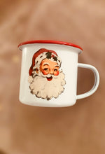 Load image into Gallery viewer, Enamel Mug - Jolly Santa
