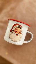Load image into Gallery viewer, Enamel Mug - Jolly Santa
