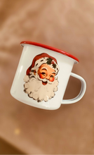 Load image into Gallery viewer, Enamel Mug - Jolly Santa

