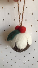 Load image into Gallery viewer, Felt Pudding Ornament
