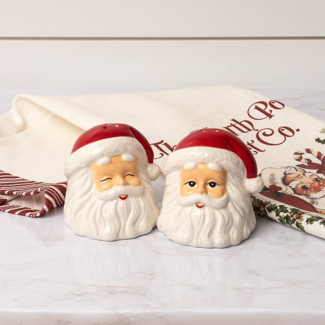 Classic Santa Salt and Pepper Shakers
