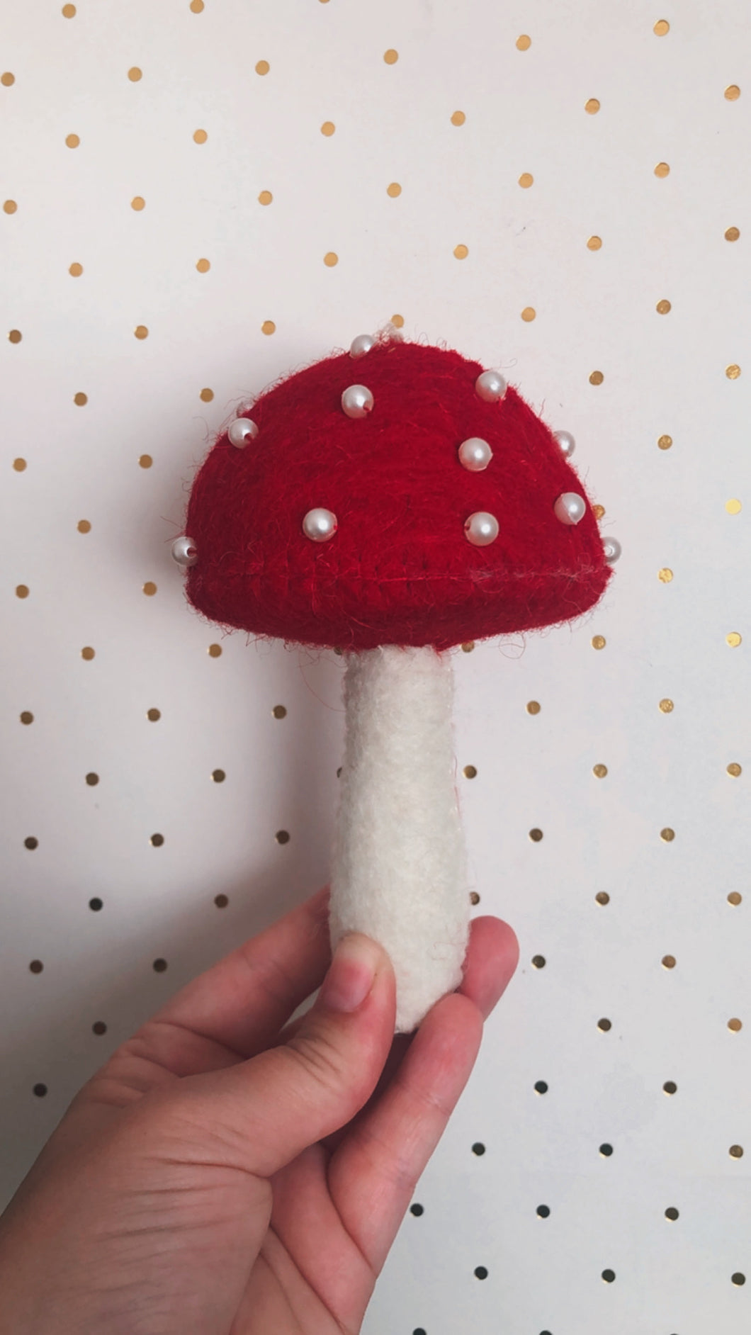 Felt Toadstool