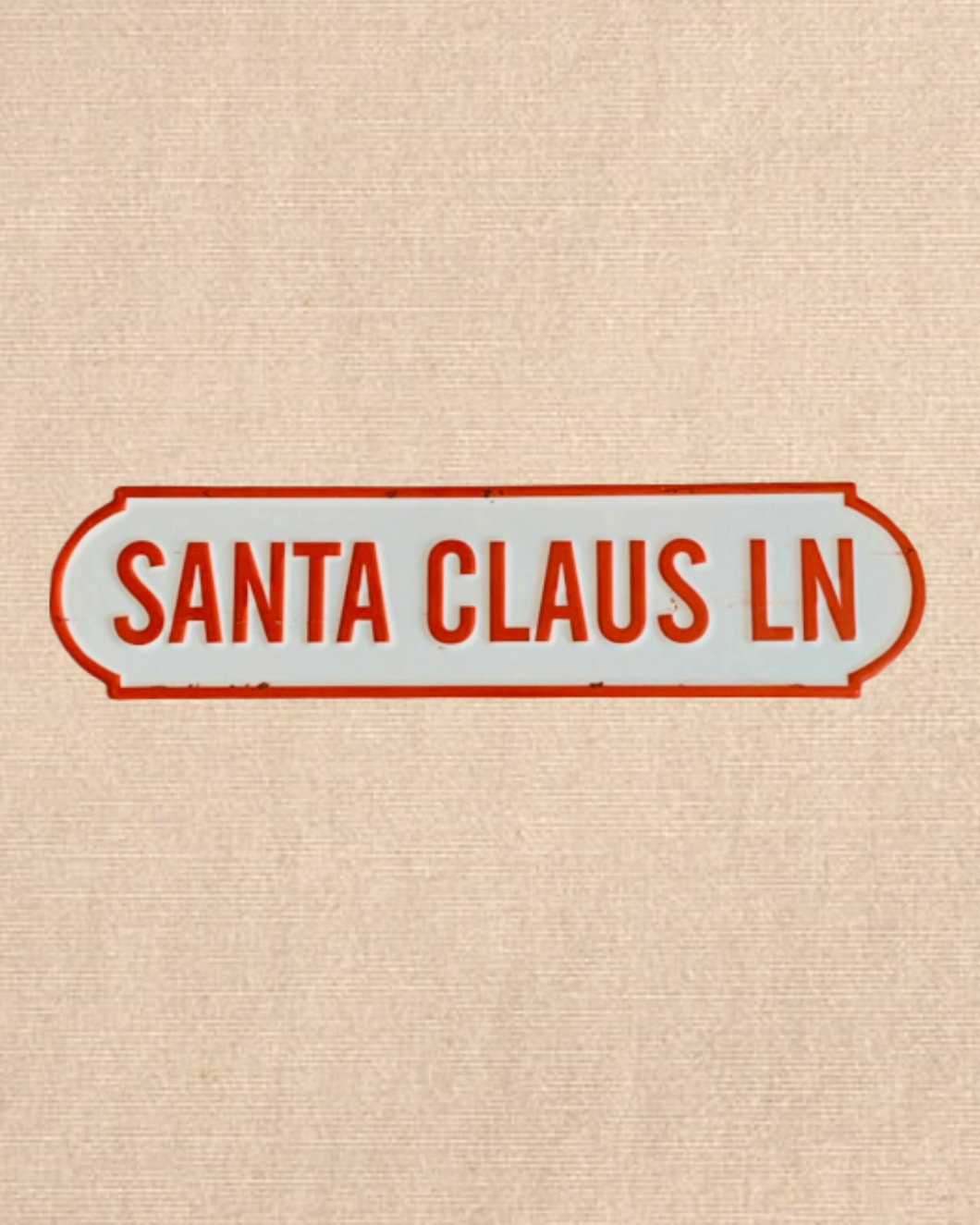 SANTA CLAUS LN - Tin Sign