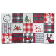 Load image into Gallery viewer, Spencer Plaid Patchwork Rug 20x34
