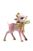 Load image into Gallery viewer, Pink Retro Deer Ornament
