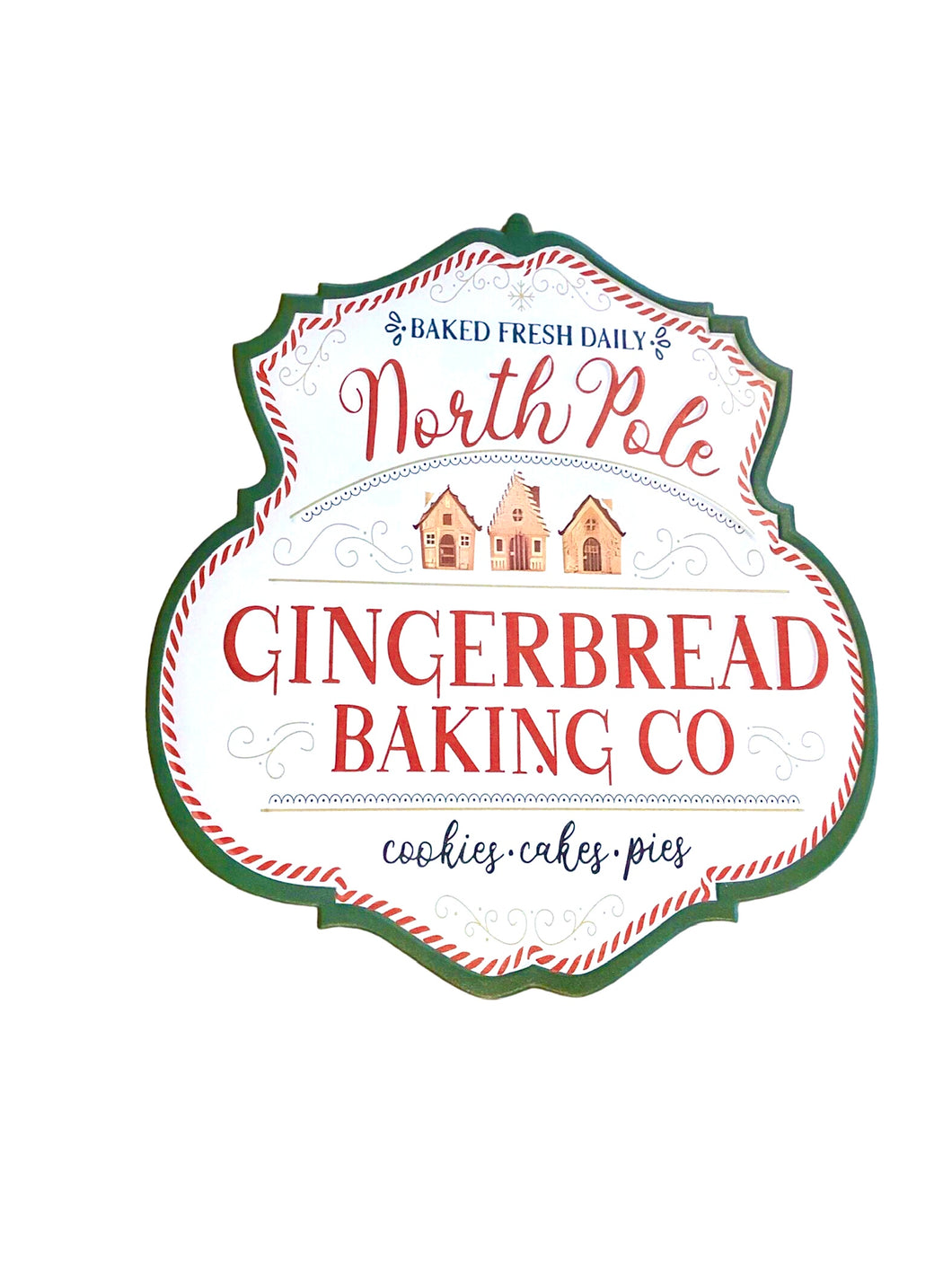 North Pole Gingerbread baking Co. Sign