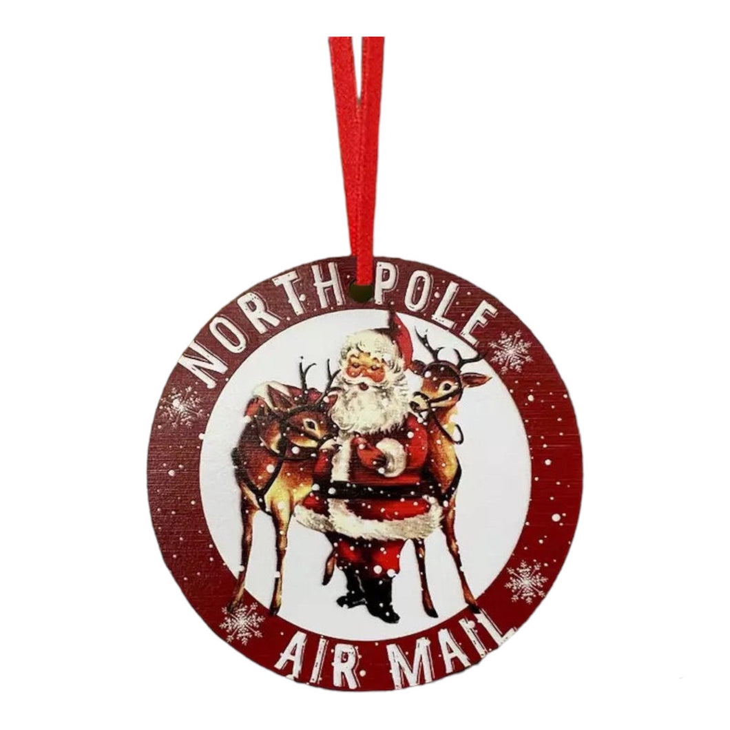 North Pole Air Mail Ornament