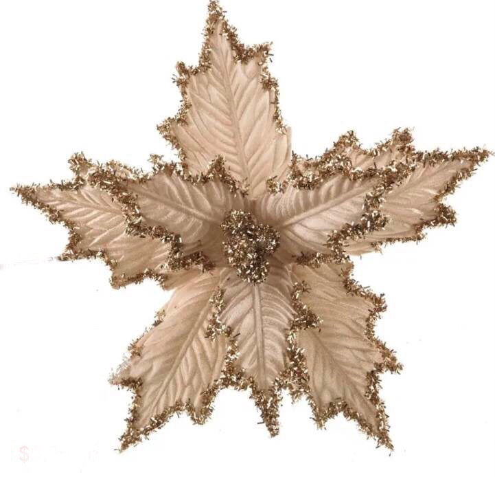 Vintage Tinsel Poinsettia