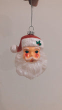 Load image into Gallery viewer, Shatterproof Santa Head Ornament
