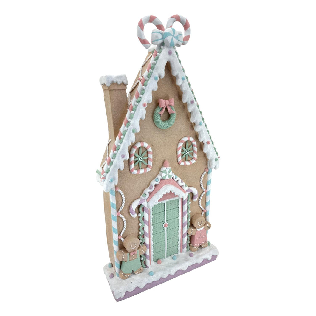 93CM PASTEL GINGERBREAD FACADE