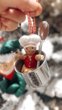 Load image into Gallery viewer, 3&quot;Resin Gingerbread Ornament
