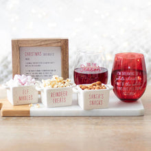Load image into Gallery viewer, Set of 3 Ceramic Christmas Snack Bowls
