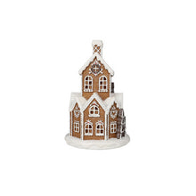 Load image into Gallery viewer, Round Gingerbread Village LED / Mansion
