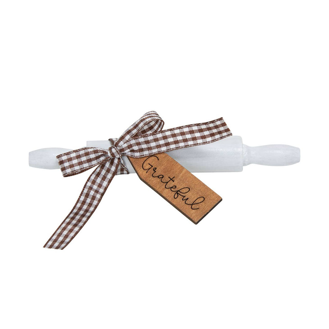Grateful Wooden Rolling Pin
