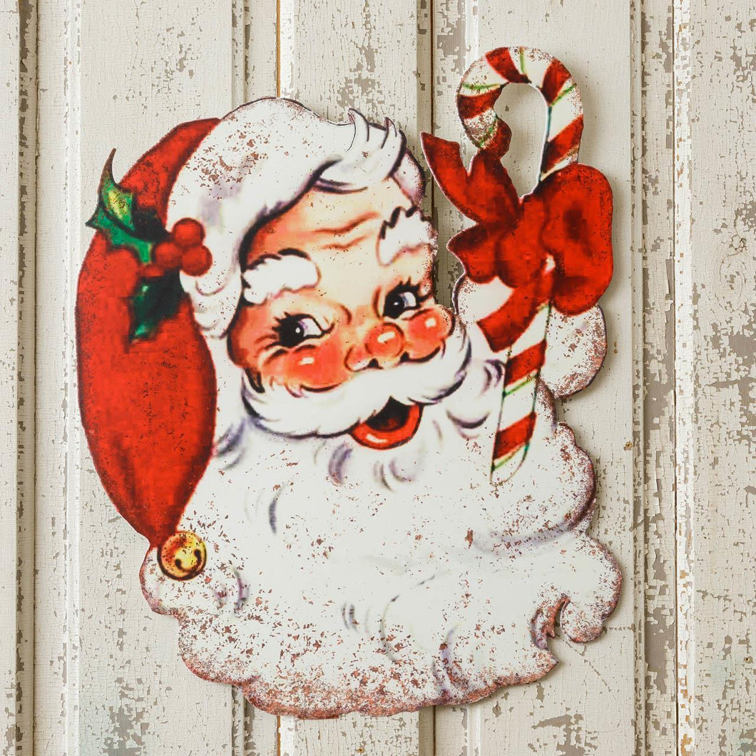 Sign ~ Vintage Santa