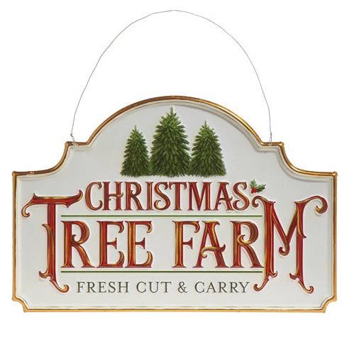 Raz Imports - Christmas Tree Farm Sign