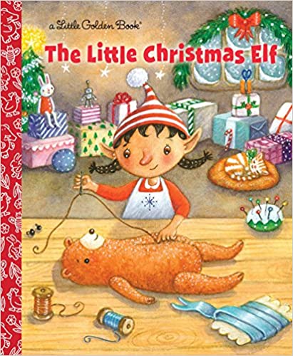 The Little Christmas Elf- A Little Golden Book  Hardcover