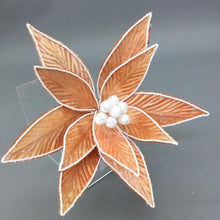 Load image into Gallery viewer, Gingerbread Poinsettia
