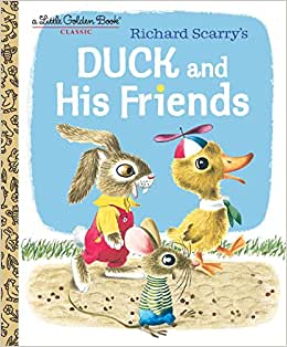 Richard Scarry Duck And His Friends - A Little Golden Book
