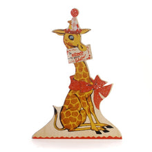 Load image into Gallery viewer, Wild about you Valentine Dummy board Giraffe
