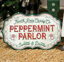 Load image into Gallery viewer, Peppermint Parlor Sign
