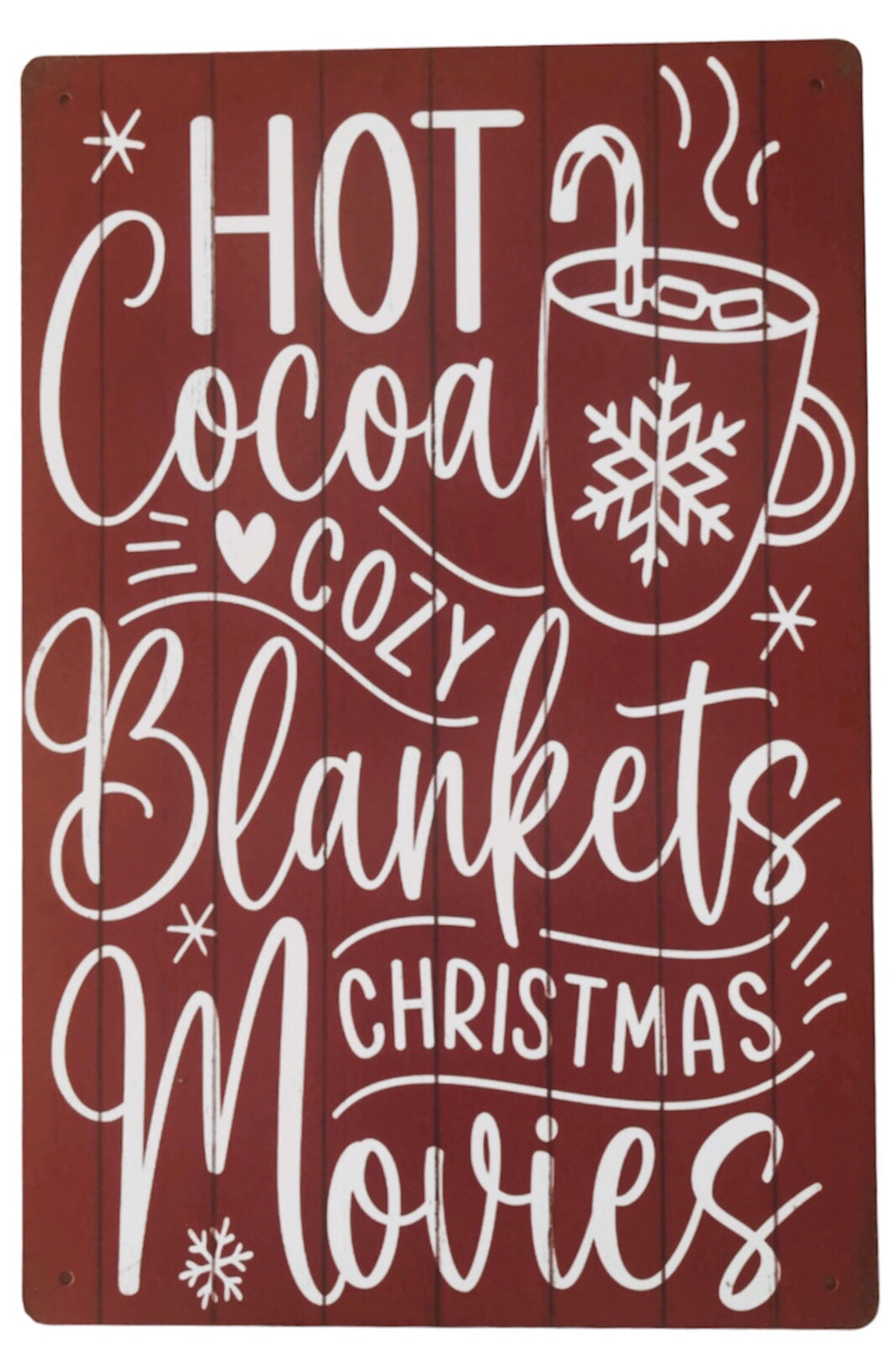 Cozy Blankets Tin Sign