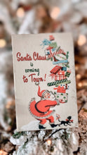 Load image into Gallery viewer, Retro Magnetic Book- Santa Claus is coming to Town
