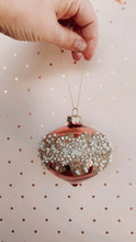 Load image into Gallery viewer, Jewelled Mirror Ornate Drop Glass Ornament
