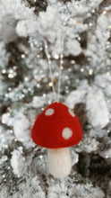 Load image into Gallery viewer, Felt Hanging Mushroom
