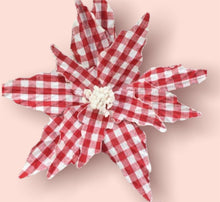 Load image into Gallery viewer, Red Gingham Poinsettia
