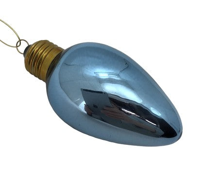 BLUE LIGHT BULB HANGING