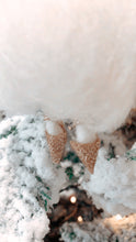 Load image into Gallery viewer, Blue Ballerina Mouse - Felt Ornament
