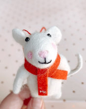 Load image into Gallery viewer, Little Winter Mouse - Felt Ornaments

