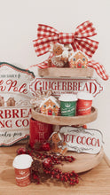 Load image into Gallery viewer, Gingerbread Tin Sign
