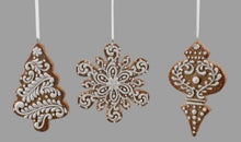Load image into Gallery viewer, GTE080 GINGERBREAD ORNAMENTS HANGING
