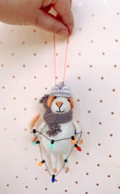Load image into Gallery viewer, Let's Get Lit Mouse - Felt Ornament
