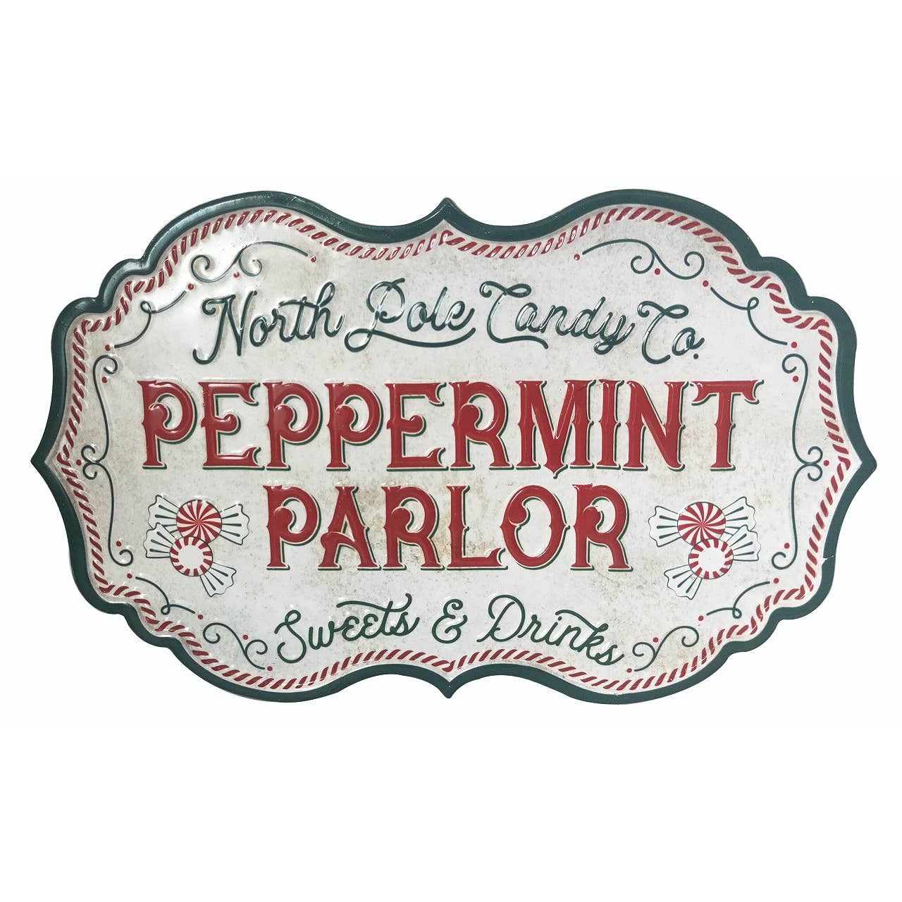Peppermint Parlor Sign – THE LITTLE CHRISTMAS SHOP