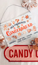 Load image into Gallery viewer, Mini Tin Gingerbread Sign
