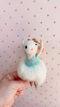 Load image into Gallery viewer, Blue Ballerina Mouse - Felt Ornament
