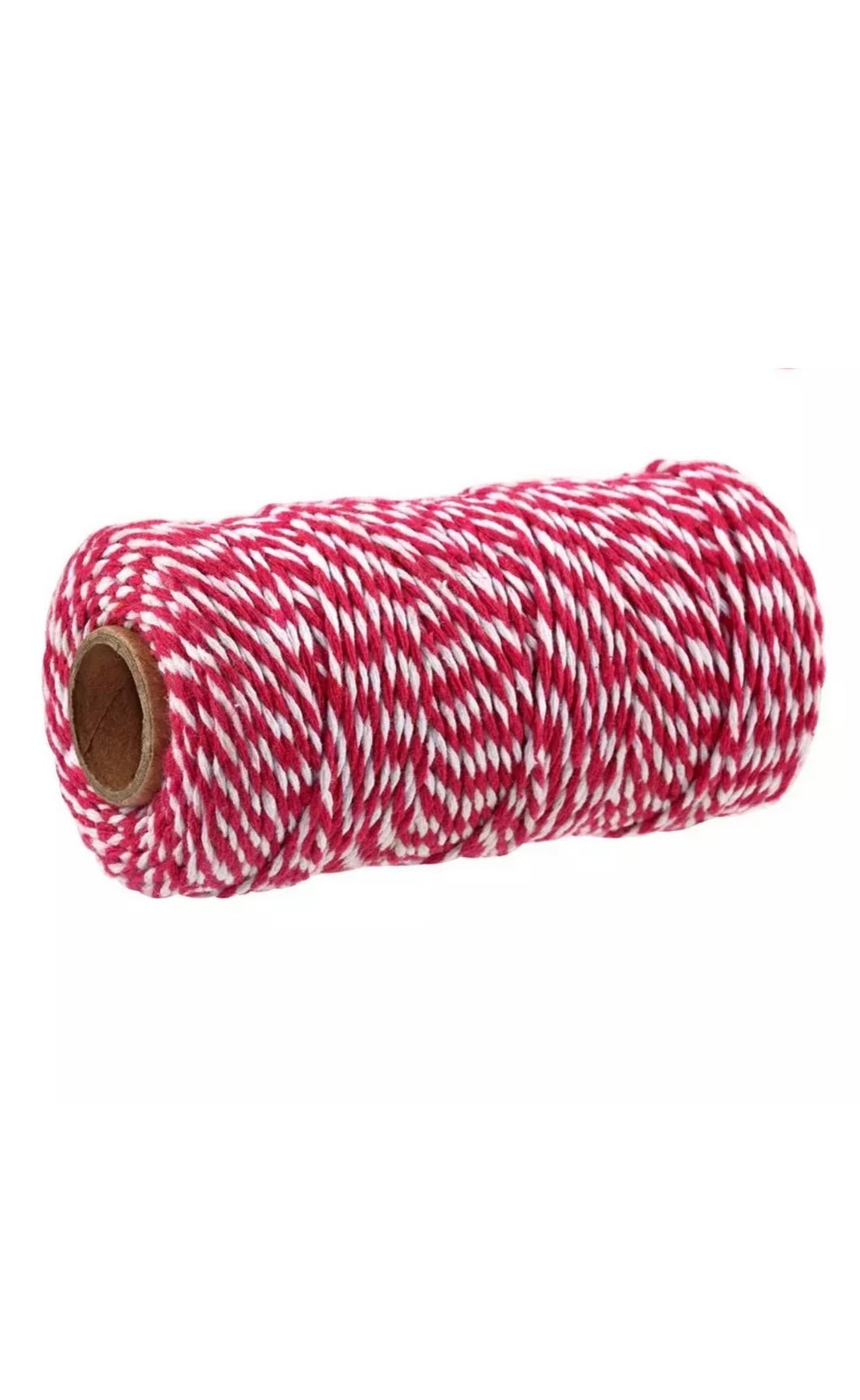 Bakers Twine 100m - Red/White