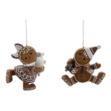 Load image into Gallery viewer, JTE217 BOY GIRL HANGING GINGERBREAD SET
